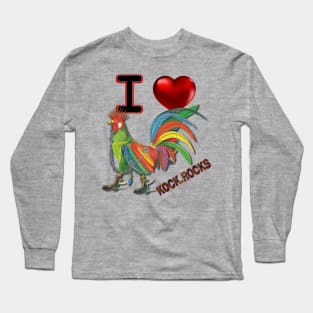 KOCK.rocks I Luv KOCK Long Sleeve T-Shirt